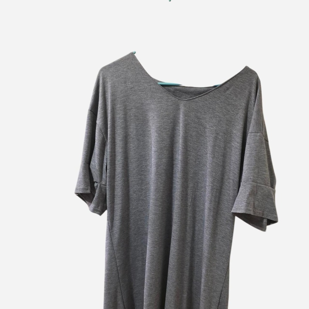 Gray heather tshirt dress